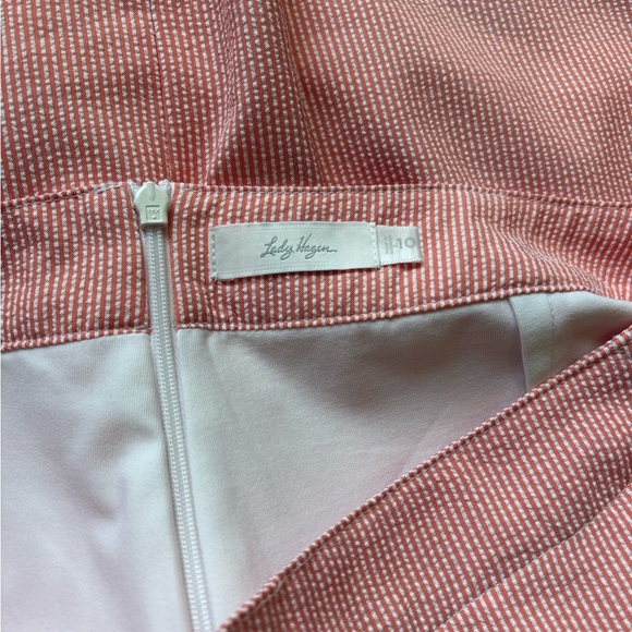 Lady Hagen Peach Striped Golf Skort size 10 - Picture 5 of 5